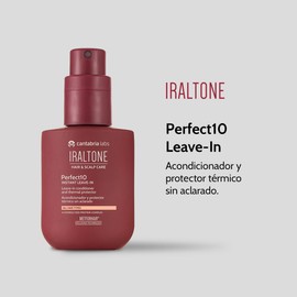Cantabria Labs - Iraltone Perfect10 Leave-In - 150 ml - Acondicionador Sin Aclarado - Protector térmico - Refuerza la fibra capilar