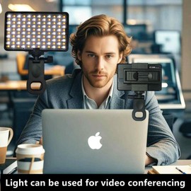 Yadsux Phone Shoot Selfie Light,Polarizing CPL Filter,Clip Fill Light CPL Polarized Lens Adjust Brightness Removing Reflective Photographic Video Light for Tattoo Art, Food,Jewelry Shooting