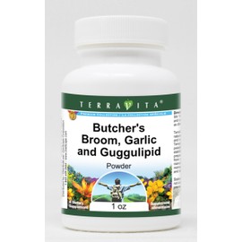 Butcher's Broom, Garlic and Guggulipid Powder (1 oz, ZIN: 517344)