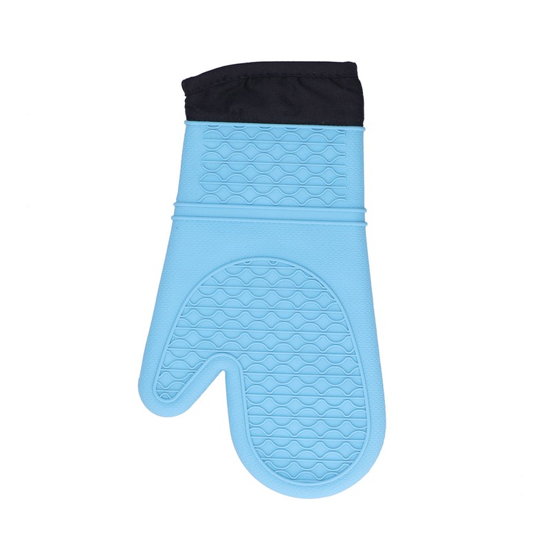 Silicone Oven Mitts with Cotton Heat Insulated Anti Scalding Baking