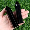 SAHOOTTIE Black Obsidian Crystal Point Obsidian Tower Gemstone Obsidian Stone