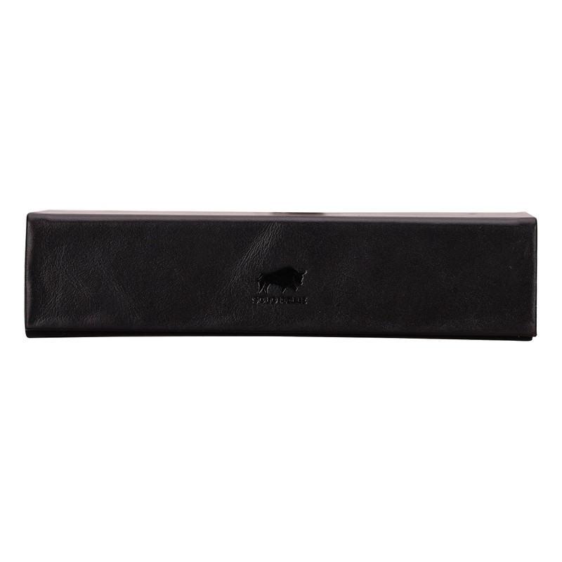 Solo Pelle Foldable Glasses Case Genuine Leather Portable Glasses Box