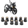 KooingTech M5 Muttern, Gummimutter M5, 10 Stück Motorrad Windschutzscheibenmutter 5mm/0.2in