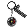 Brake Wheel Keychain - Safety Driving Blessing, EDC Gift for
