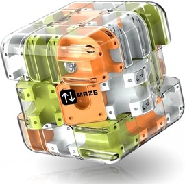 Cubo Laberinto 3D  Rompecabezas para Adultos y Niños, Juguete Educativo para Desarrollar El Pensamiento Lógico, Juego de Mesa para Familia,Cubo de... 