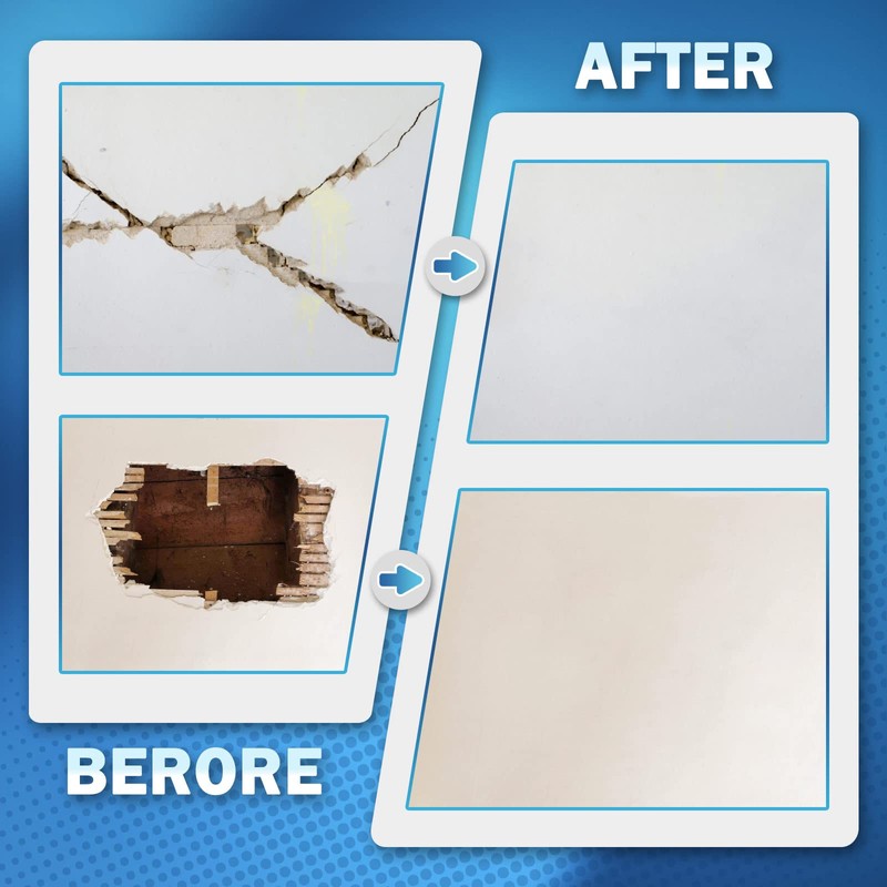 Seloom Drywall Repair Kit Upgraded Size, 10 x 10 Inch
