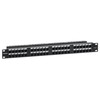 Intellinet 48 Port Cat6 Network Patch Panel – 1U Rack