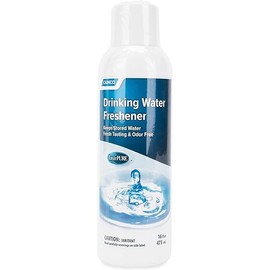 Camco TastePURE Drinking Water Freshener - Prevents Algae and Slime Build Up in Your Drinking Water Tank, Rids Odors and Bad Tastes 16 oz (40206)
