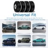 4 Pack/Set 210D Oxford Wheel Covers, Storage Tote Bags with