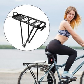 Rear Cycling Rack,77lbs Solid Bearings Adjustable Luggage Cargo Rack | Luggage Carrier Rack, Cargo Rack Mount, Carrier Luggage Rack for Cycling Travel