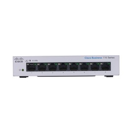Cisco Business CBS110-8T-D Unmanaged Switch | 8 GE Ports | Desktop | External Power Supply | Limited Lifetime Protection (CBS110-8T-D)