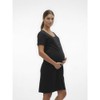 MAMALICIOUS Women's Mlmira Solid JRS Nightgown 2f A E. Noos,