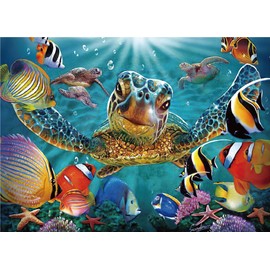 Rompecabezas de 1000 Piezas Diseño Bellas Artes, Multicolor, Ideal para La Familia, Calidad Premium, Excelente Decoración, Tamaño Perfecto de 70x50...