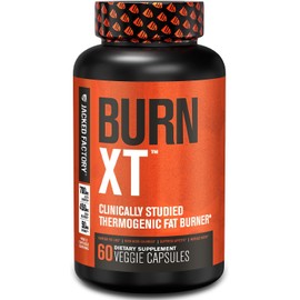 BURN-XT suplemento de pérdida de peso, quemador de grasa termogénico, supresor de apetito, y potenciador de energía, con quema grasa acetyl premium y L-carnitina, extracto de té verde y más, 60 píldoras naturales de dieta vegetarianas.