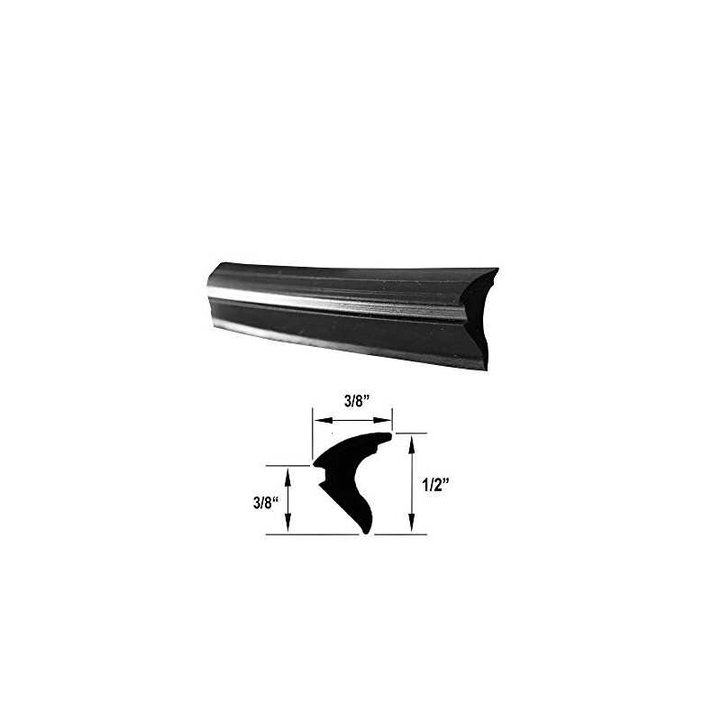 Gordon Glass Roll-in Universal Replacement Glazing Vinyl Spline for Framed