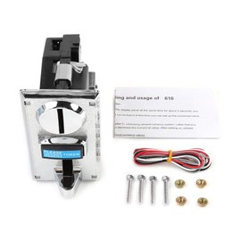 Hilitand Game Coin Acceptor Multi Coin Operated Timer Controller Board Multi Coin Acceptor Selector Slot Compatible with Arcade Game Mechanism Vending Machine