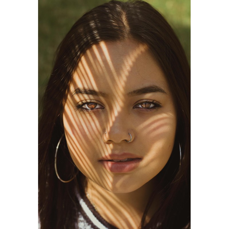 FIFTH CUE Cubic Zirconia Press Fit Nose Bone Stud Titanium