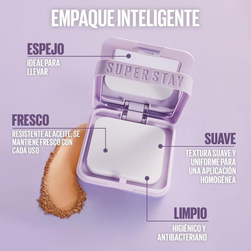 Maybelline Superstay Flex Powder 9gr, Base de Maquillaje en Polvo,