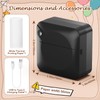 HuiJuKeJi Mini Thermal Inkless Printer,Smart Bluetooth Pocket Printer with 1