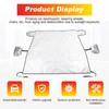 for Hummer EV Accessories Windshield Sun Shade,Windshield Snow Cover 4-Layer