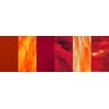 8"x5" RED Variety Pack Stained Glass Sheets (6 Pieces)