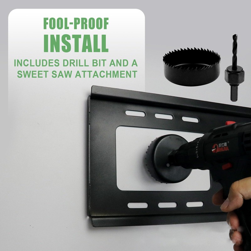 LOCATVE in-Wall Cable Management Kit - Hide TV Wires When