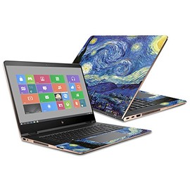 MightySkins Skin Compatible with HP Spectre x360 Convertible 15.6" (2017) - Starry Night | Protective, Durable, and Unique Vinyl Decal wrap Cover | Easy to Apply, Remove | Made in The USA