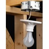 54151LB Octagonal Electrical Box w/ Clamps & J Bracket 4"