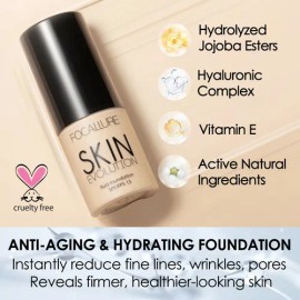 Kit Base Liquida Maquillaje Cobertura Total  Filtro Solar 05 Natural Tan                                                                              