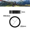 cyclingcolors Bicycle Ahead Stem Spacer Distance Rings Carbon MTB Road