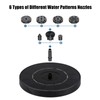 1W Solar Fountain Pump with 6 Nozzles Free Standing Water