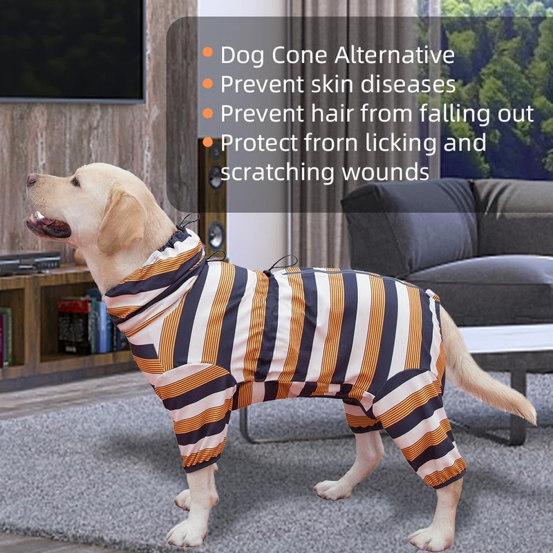 KOOGAL Dog Pajamas for Large Dogs,Extra Large Stretch, Suitable for