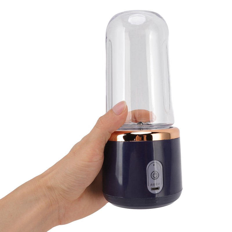 300ml Portable Blender Cordless for Shakes Juice Six Blades USB