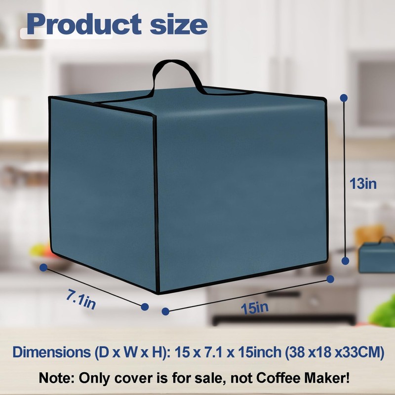 NUENSS-ROR Coffee Maker Dust Cover for Ninja Pod & Grounds