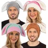 KarnevalsTeufel Plush Hat Rabbit for Adults with Rabbit Ears Bunny