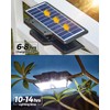 LIFENGSOLER Large Clip on Solar Lights Outdoor, 208 LEDs 1000Lum