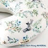 GRSSDER Nursing Pillow Cover, Stretchy Soft Minky Fabric Covers, Fit