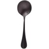 VINTAGE INOX Baguette Classic Bouillon Spoon, Made in Japan, Black