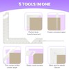 5-in-1 Book Cover Guide,Bookbinding Kit,Book Binding Kits Bookbinding Cover Tool