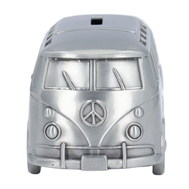 Metal Piggy Bank Bus Shape Cute Alloy Children Money Saving