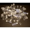 50 Coin Tubes, Assorted Sizes - Crystal Clear and Archival