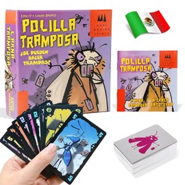 MBVBN Juego de Mesa Bichos,Juego de Cartas engaño en españolJuegos de Mesa niñosApto para 3-5 Jugadores en reuniones Familiares                       