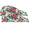 e-style Camellia Sky Blue Red - Toalla de microfibra para