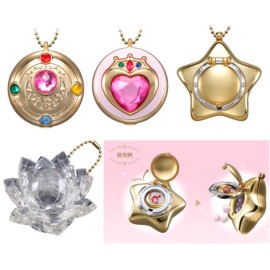 Sailor Moon Henshin Brooch Miniaturely  Tablet keychain charm Bandai Cosplay