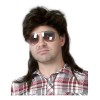 Peluca Larga Cabello Para Hombre 80 Disfraces Party Natural
