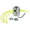 vhbw Double Thread Head Aluminium Mowing Head for Grass Trimmer