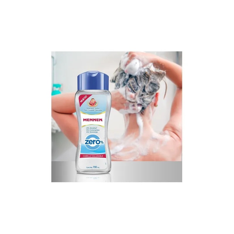 Shampoo Mennen Zero Cabello Saludable 700ml
