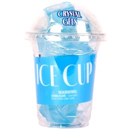 Crystal Gel Cubes, Fidget Sensory Toy Stress Gel Cube, Squishies Anxiety Stress Relief for Adults Kids Children Teens - Receive 1 Pack, 9 Cubes Included, Color Chosen Randomly