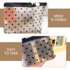 panthra 4PCS Mini Makeup Bag, Portable Cosmetic Bag for Purse