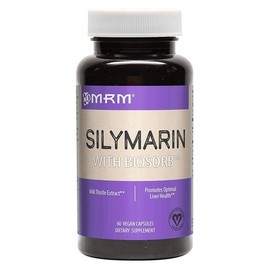 MRM BioSoap Silymarin 250mg Vegetable Capsules 60 Tablets Gluten-Free / MRM 바이오솝 실리마린 250mg 식물성캡슐 60정 글루텐프리